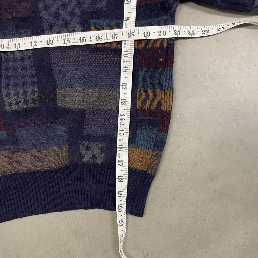 90s patterned Austin reed sweater